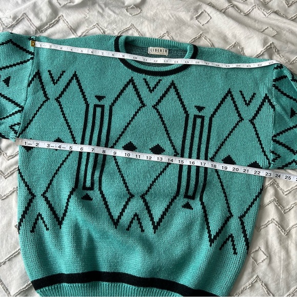 vintage 80s balloon sleeve sweater - Picture 9 of 10